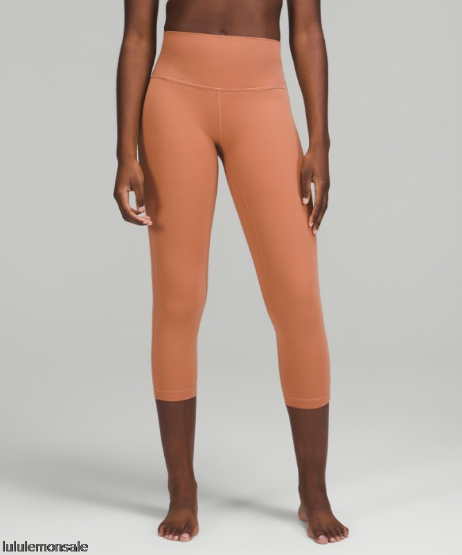 Lululemon Damen DELULU198 | Ausrichten Hochhaus Ernte 23 Staubiger Lehm
